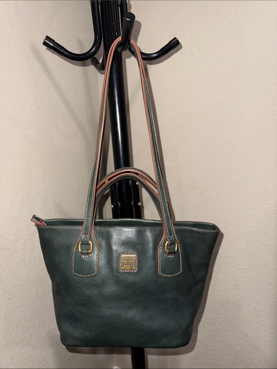 Dooney & Bourke Handbags - Dooney & Bourke NWT Teal Florentine Leather Leighton Tote